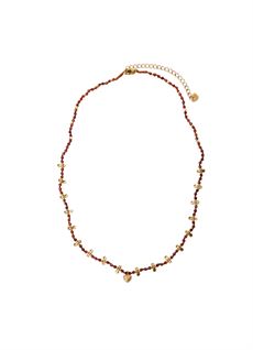 BLACK COLOUR HALSKÆDE, BCCORRINE NECKLACE, COFFEE